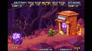 Metal Slug x (Blue Hack)  Marco - Fio (1CC)