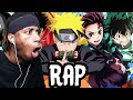 wow THEY SNAPPED!! | SHONEN JUMP RAP CYPHER - RUSTAGE ft. NLJ, DPS, CDawgVa & More | REACTION