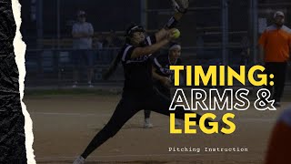 PITCHING: The Timing Of Your Arms And Legs while Pitching