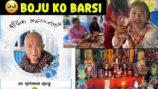 BOJU LE XODERW JANU VAKO PANI 1 YEAR VAYEXA🥺//BOJU KO BARSI YASARI GAREYO🥰//bebo_vlog🌎❤️🥀