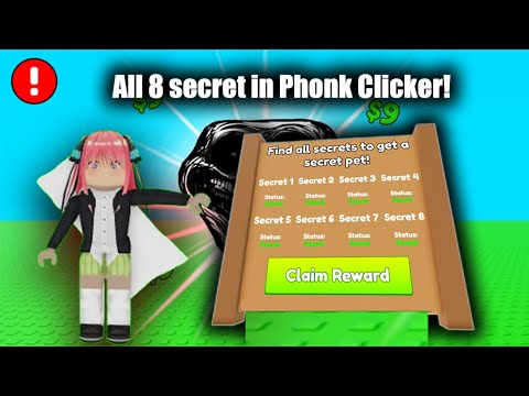 All 8 Secrets in Phonk Clicker video thumbnail