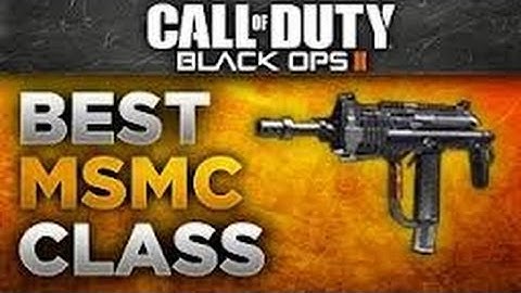 Black ops 2 MSMC Class Setup