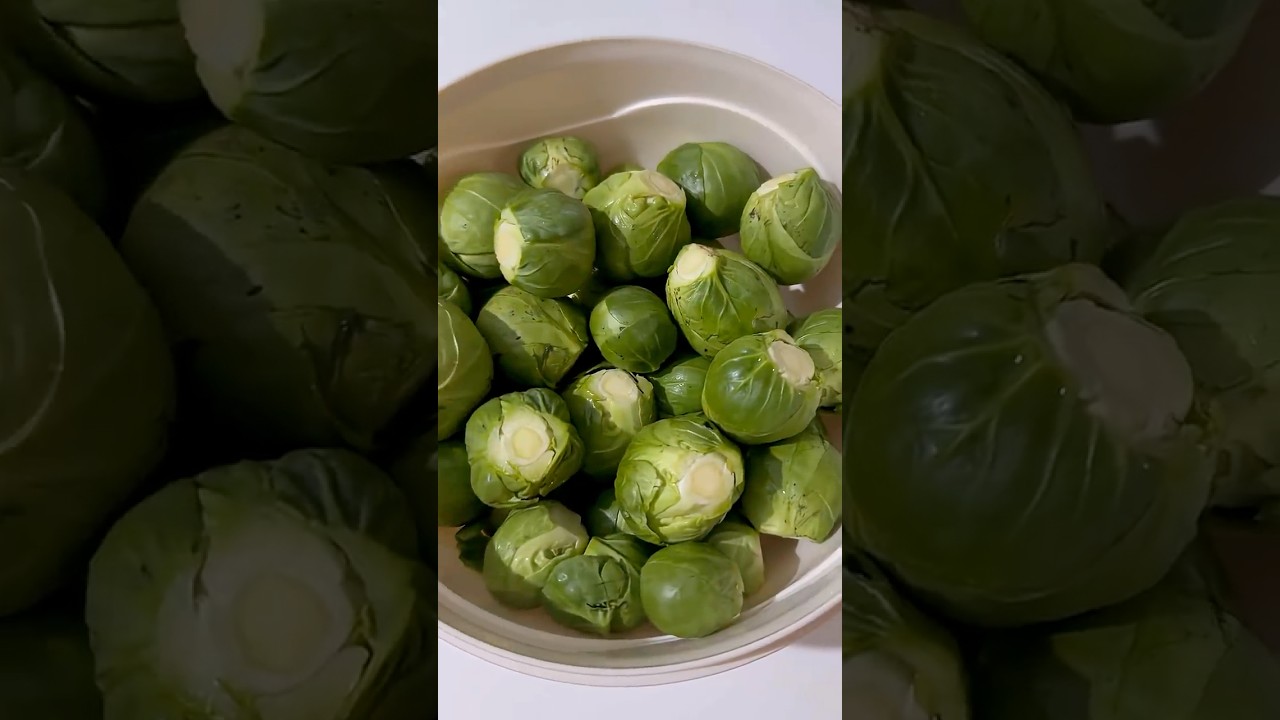 ZEYTİNYAĞLI BRÜKSEL LAHANASI YEMEĞİ ~ Brussels Sprouts Dish with Olive Oil #shortsfeed #iftarmenüsü