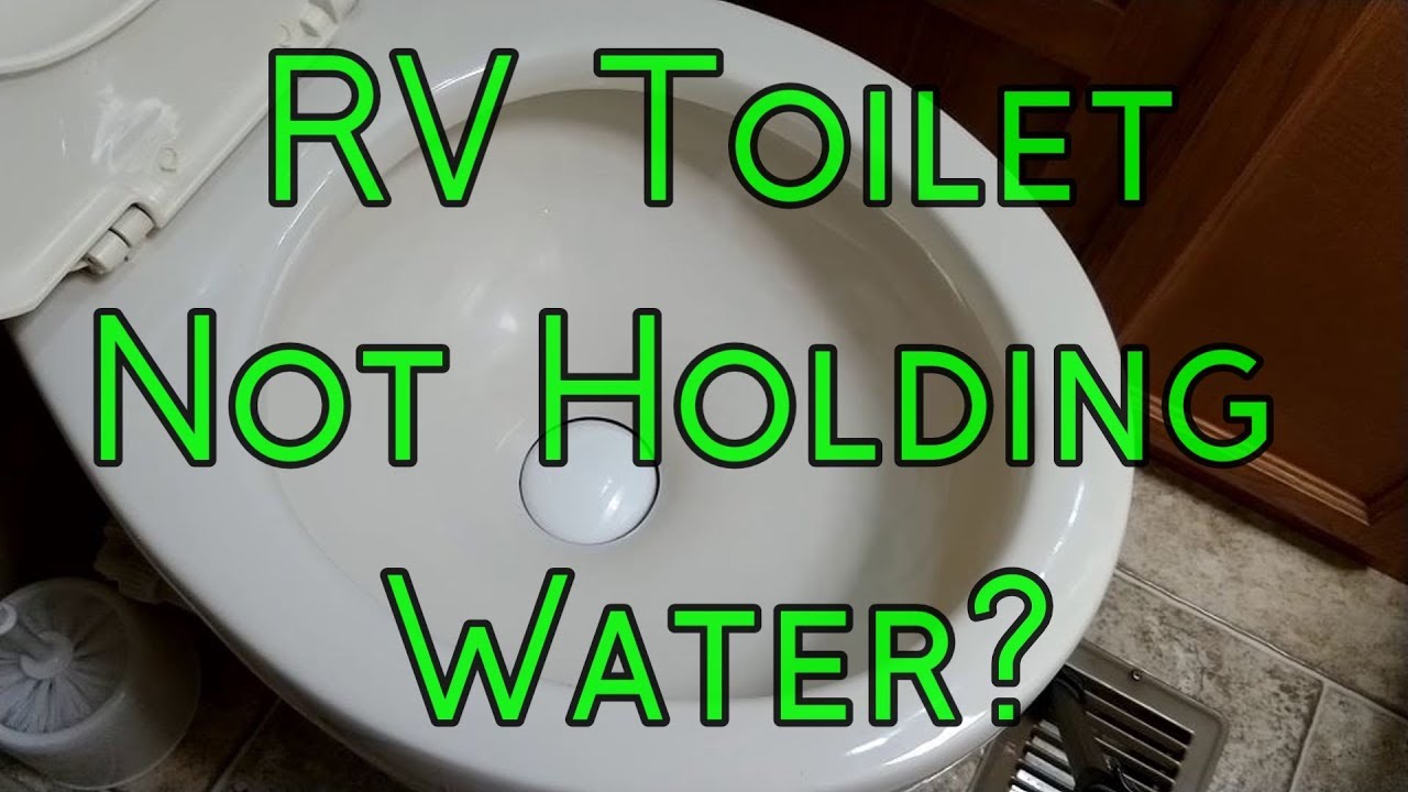 RV Toilet Not Holding Water? - Install a New Toilet Seal! 