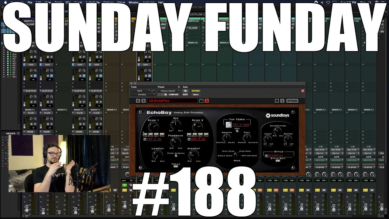 Sunday Funday 188 SOUNDTOYS ECHOBOY for SLAP DELAY and TAPE DELAY