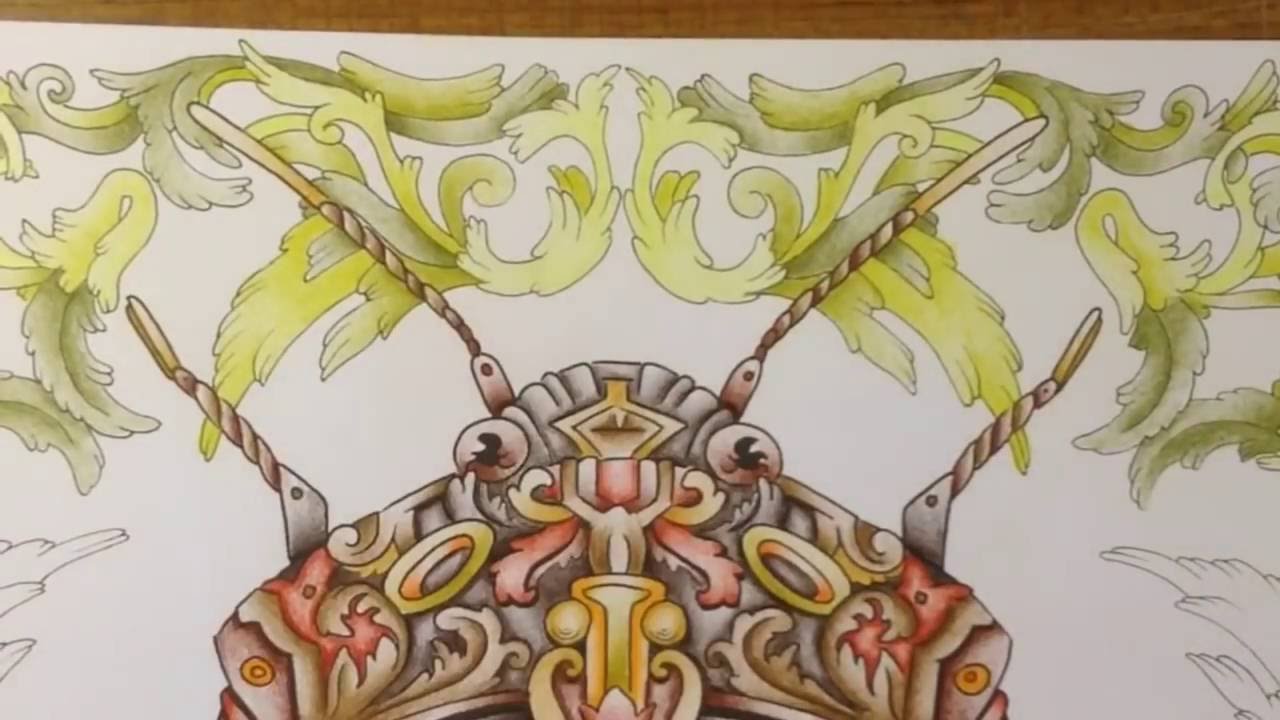 MINUSCULE coloring with Caran d'ache pablo pencils part 2 YouTube