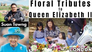 Floral Tributes to HM Queen Elizabeth II (Green Park, LONDON)