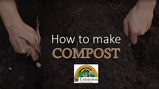 How do you make compost?
