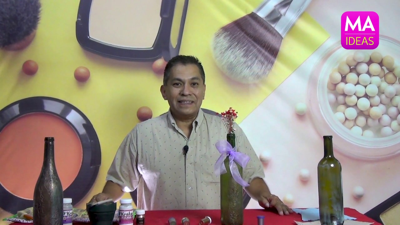 Craquelado sobre vidrio con: Miguel Rincón