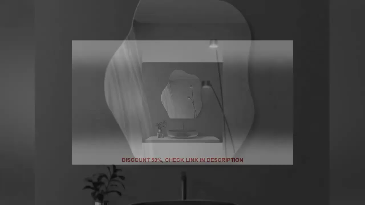 1PC Acrylic Cloud Shape Irregular Bathroom Shatterproof Mirrors, Non Glass Wall Mirror Decor for Bed