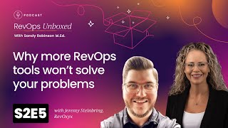 Famous Why more RevOps tools won't solve your problems with Jeremy Steinbring Profile