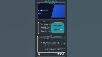 Build a Modern Portfolio Website | HTML CSS JavaScript  GSAP Animations 🌙🚀