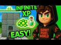 Minecraft pocket edition 1.21+ Easy and fast XP farm | Unlimited XP Farm in Minecraft bedrock 