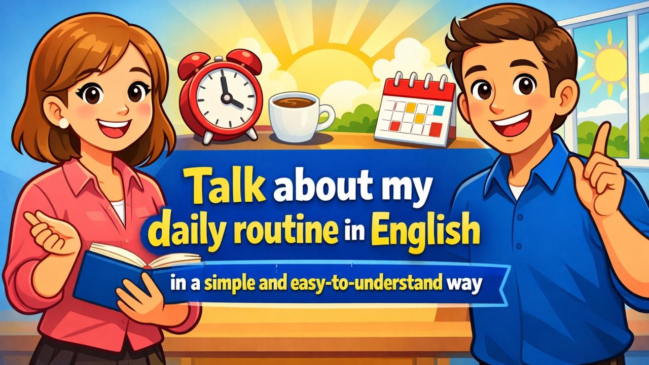 How to Talk About Your Daily Routine in English (Easy & Clear) - YouTube