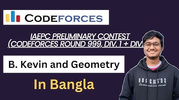 B. Kevin and Geometry || IAEPC Preliminary Contest (Codeforces Round 999, Div. 1 + Div. 2) || Bangla