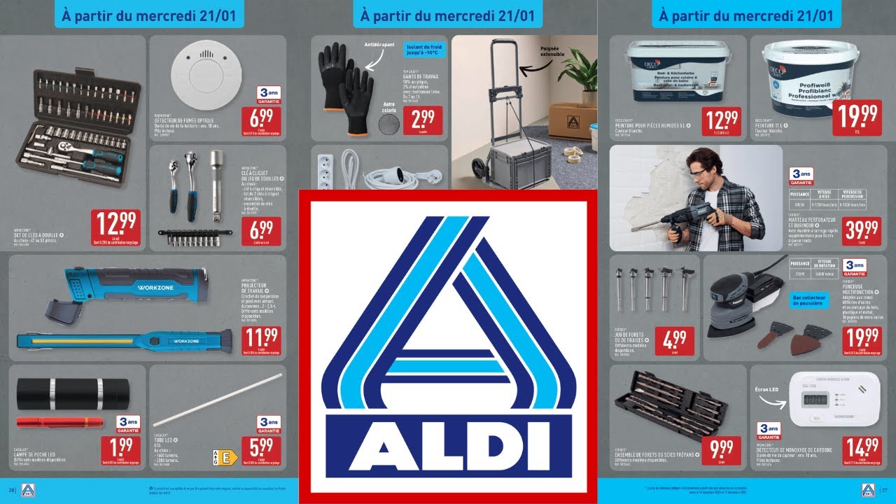 Каталог ALDI от 20 января 2026 г. ✅ Новинки FERREX для дома и ремонта 🛠 Акции на кухонную и модну...