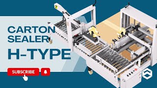 WIN-WIN PACK H-Type Carton Sealer | Automatic Top & Bottom + Corner Sealing Machine #cartonsealer
