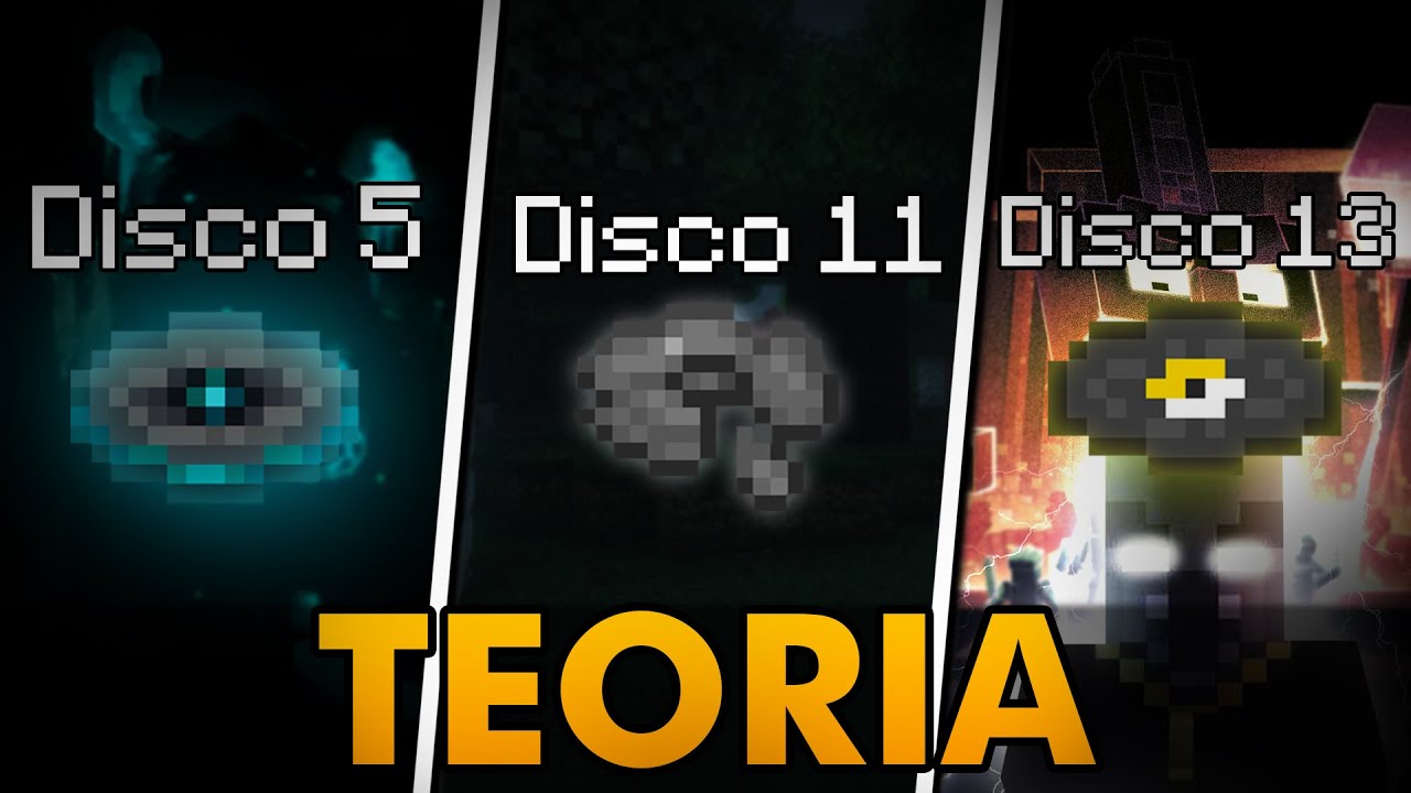 A HISTÓRIA PERDIDA DOS 3 DISCOS MAIS MISTERIOSOS DO MINECRAFT! (Teoria)