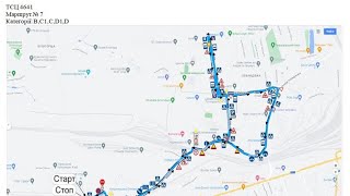 Examination route 7 Lviv, D. Apostola St. 11 (TSC of the Ministry of Internal Affairs No. 4641)