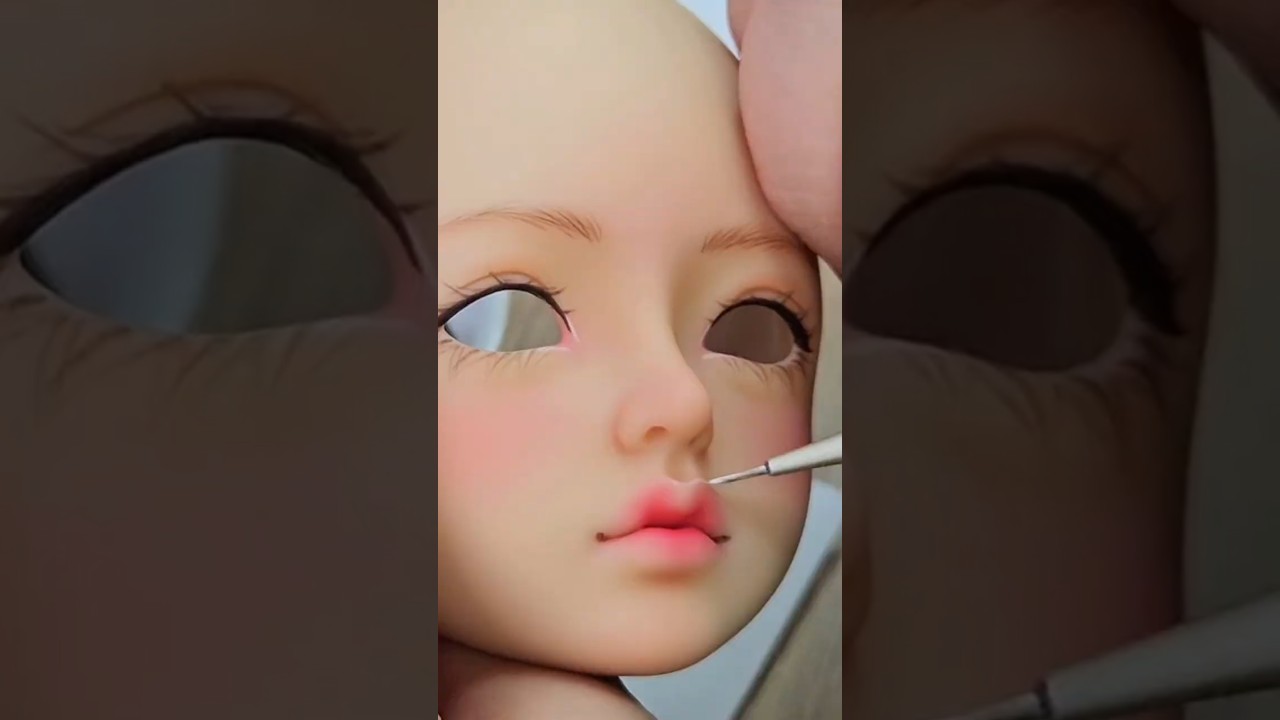 Pintando uma boneca (BJD) Faceup 