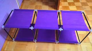 Складной тканевый шкаф для хранения одежды Storage Wardrobe 88130 советы при сборке