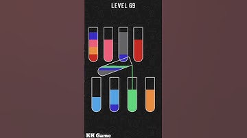 Water sort puzzle level 69 #shorts