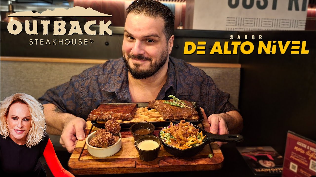 PROVANDO os PRATOS DO OUTBACK da ANA MARIA BRAGA - CHEF DE ALTO NÍVEL