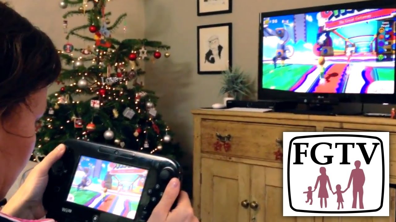 medeleerling Pessimistisch onstabiel Wii U Family Hands-On with Nintendo Land and New Super Mario Bros U (FGTV  2.67) - YouTube