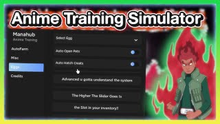 Anime Training Simulator Script - Anime Training Simulator Script Pastebin 2021 - WORKING