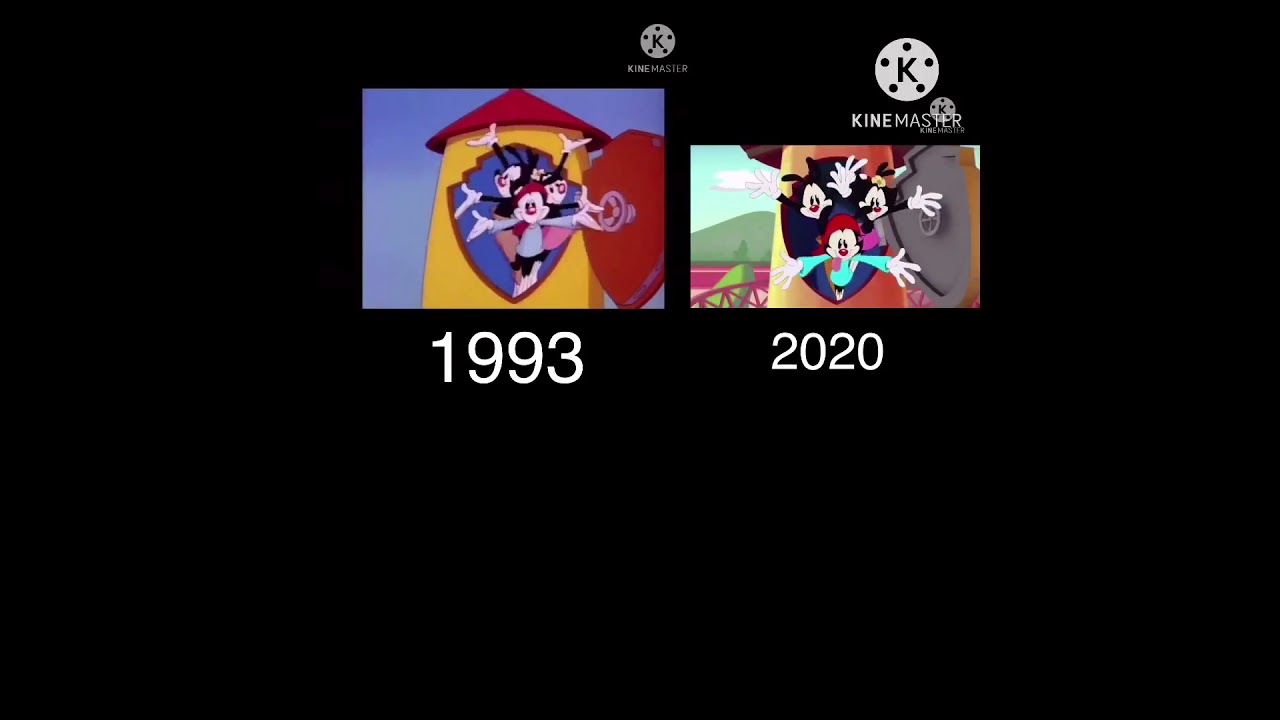 Animaniacs Intro Comparison 1993 vs 2020