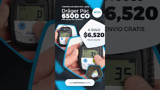 Dräger Pac 6500 CO LC - Detector De Gas Monóxido De Carbono - Mastertec #mastertec #dräger #drager