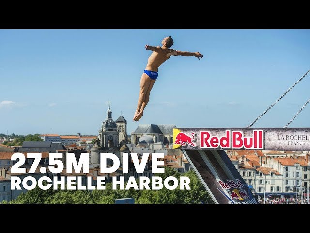 27.5M High Dives into the Rochelle Harbor - Red Bull Cliff Diving 2015
