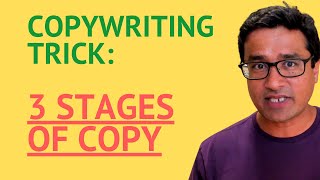 Conversion Copywriting: 3 Stages of Copy