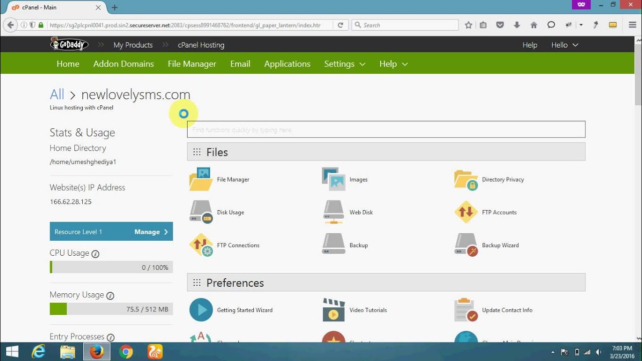 How To Change Godaddy Cpanel Password 2016 English Youtube Images, Photos, Reviews