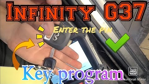 Infinity G37 Program key with xtool. lost all keys