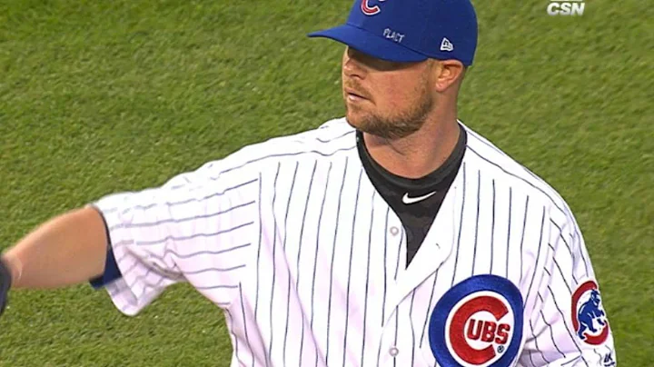 WSH@CHC: Lester strikes out seven over 6 2/3 innings