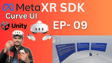Unity VR Meta XR Curve UI Interaction Using Ray (Button click) Ep.09 | Meta Quest