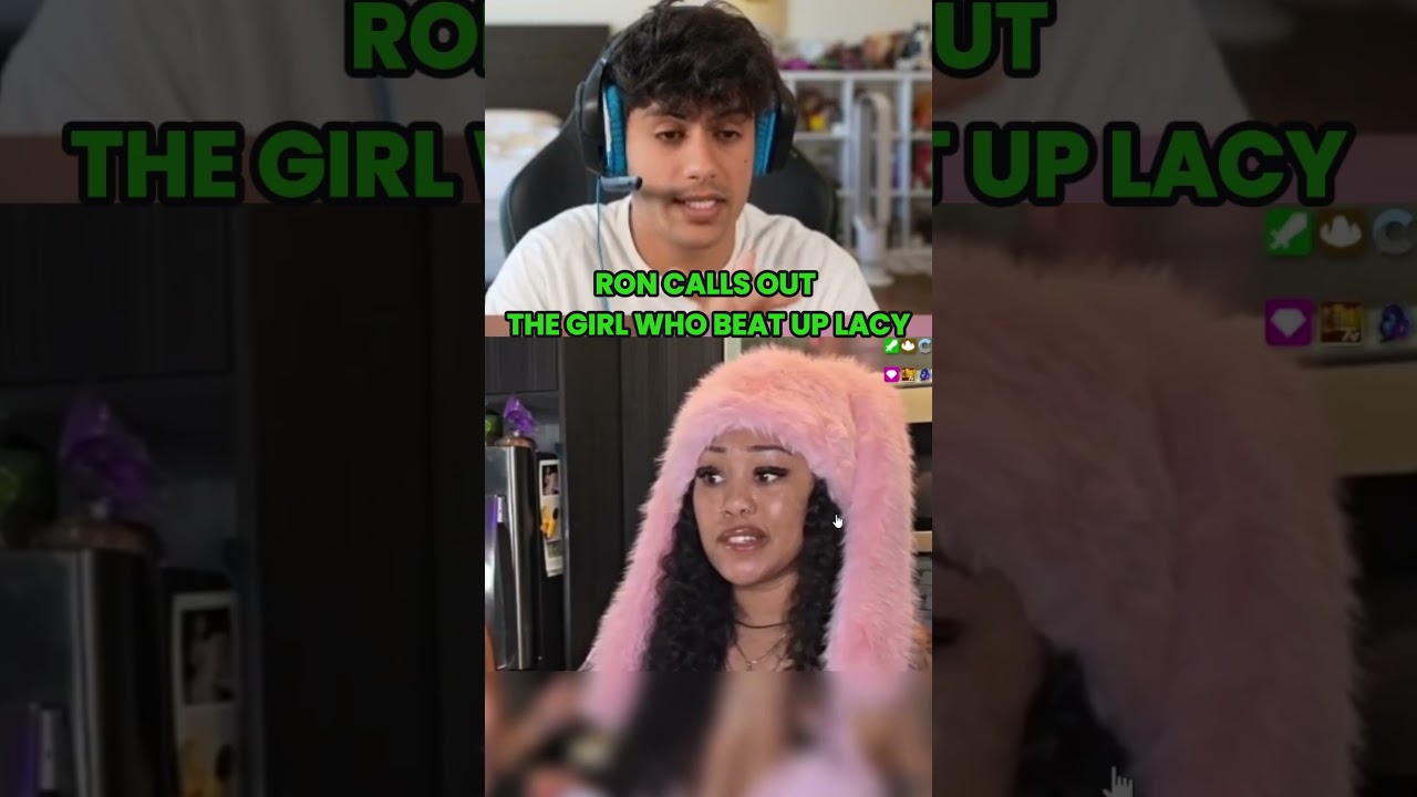 @StableRonaldoLive calls out the girl who beat up @LacyHimself at STREAMER UNIVERSITY #shorts