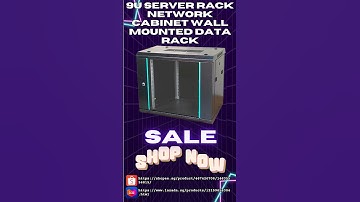 9U Server Rack Network Cabinet Wall Mounted Data Rack