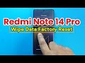 Redmi Note 14 Pro Hard Reset HyperOS | Redmi Note 14 Pro 5G Wipe Data | Pattern Unlock 2025 |