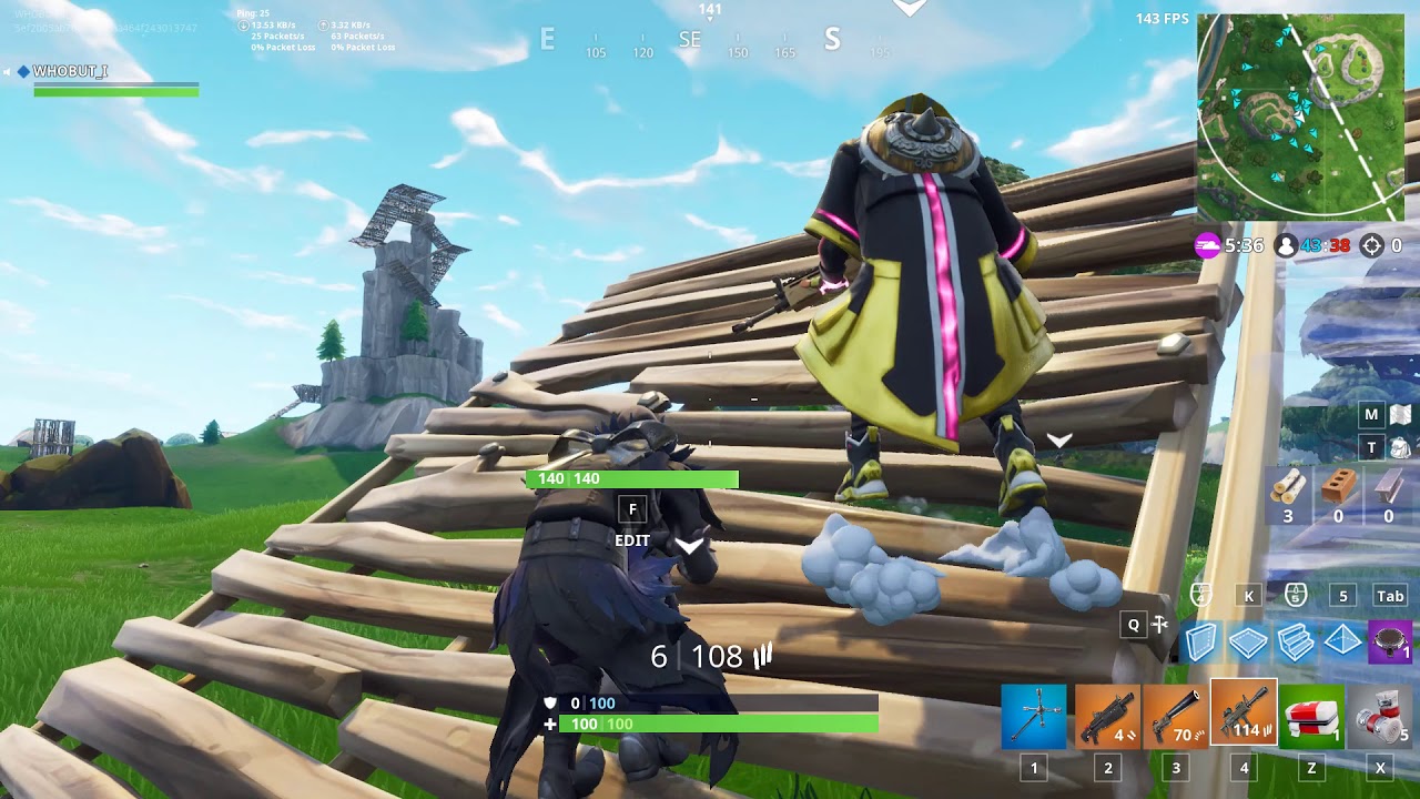 Fortnite in SLI with 2 MSI 1080 GTX ti gaming, (game play not in 4K) 4K