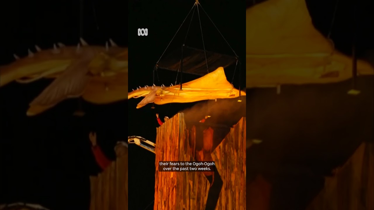 Dark Mofo finishes with Burning of Ogoh-Ogoh | ABC NEWS