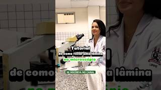 🔬🦠 Como focar uma lâmina no microscópio | PARTE 1 🔬 🦠 #análisesclínicas #microscope #microscópio