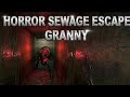 Sewage Escape Granny with Shotgun Challenge!
