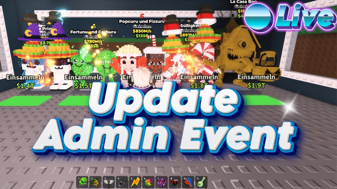 Das UPDATE ADMIN EVENT in Steal a Brainrot + PvP DUELLE + TRADING 🔴 ...