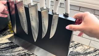 ENOKING Double-Sided Magnetic Knife Block Review | Space-Saving Kitchen Organizer