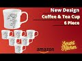 New Design Ceramic Coffee & Tea Cup Set With Link | Dmart Kitchen Organizer | #shorts