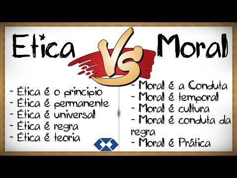 Vídeo: Diferença Entre Valores E Moral