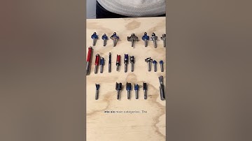 How Many Types of Router Bits are There? #routers #woodworking #diy