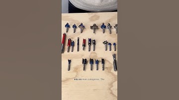 How Many Types of Router Bits are There? #routers #woodworking #diy